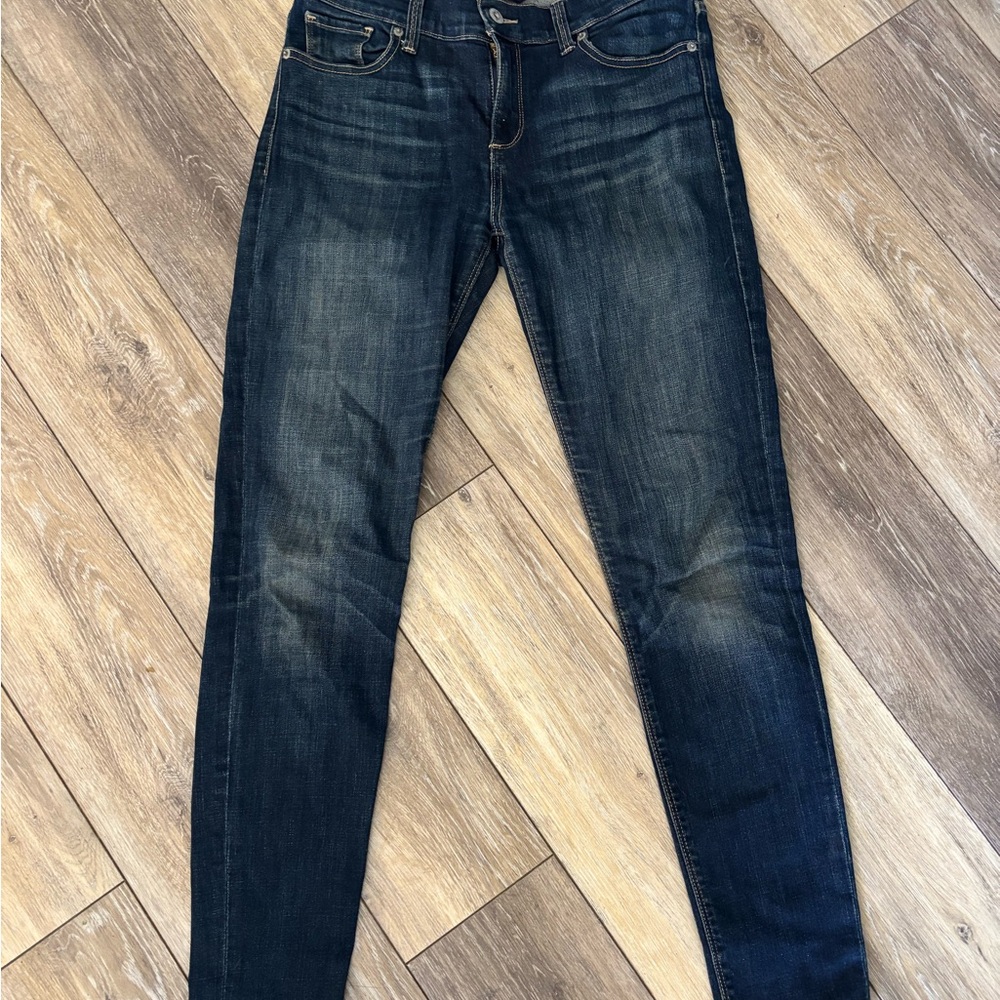 Lucky brand Blue Jeans- Brooke skinny- Size 6/28- 29”inseam- Dark Wash